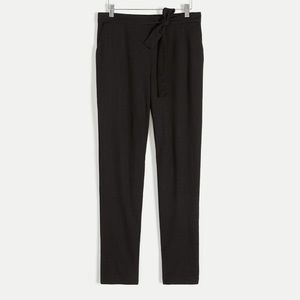 Slim leg, paper bag waist Black Pants size 18 TALL